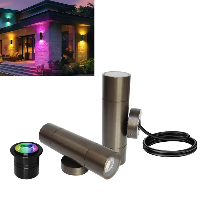Outdoor Lighting Wall - Durable Brass Outdoor LED Wall Light