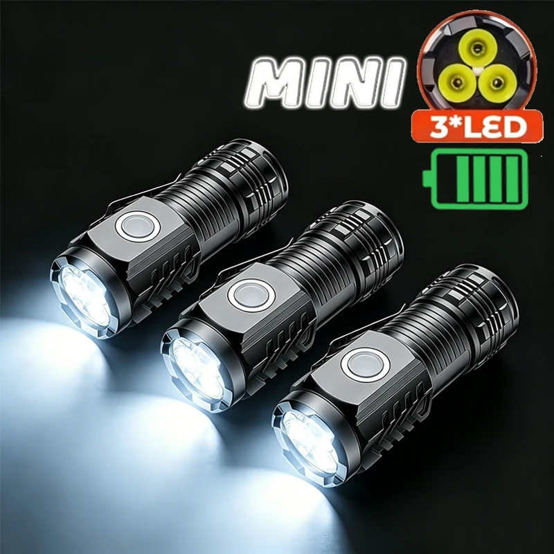 Outdoor Lighting Lowes - Portable Mini 3 LED Handheld Flashlight