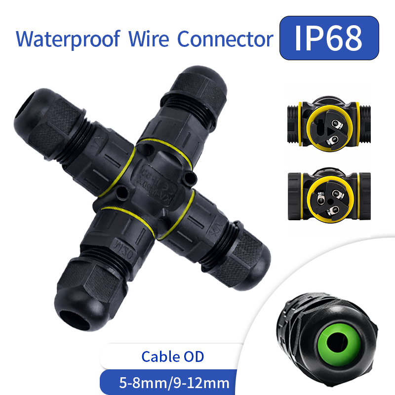 Outdoor Lighting Joint Box - IP68 M20 2/3 Pin Waterproof Electrical