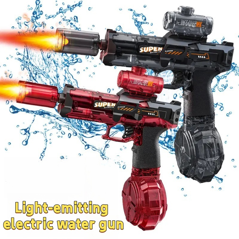 Motion Sensor Outdoor - Led Light Emitting Electric Water Gun