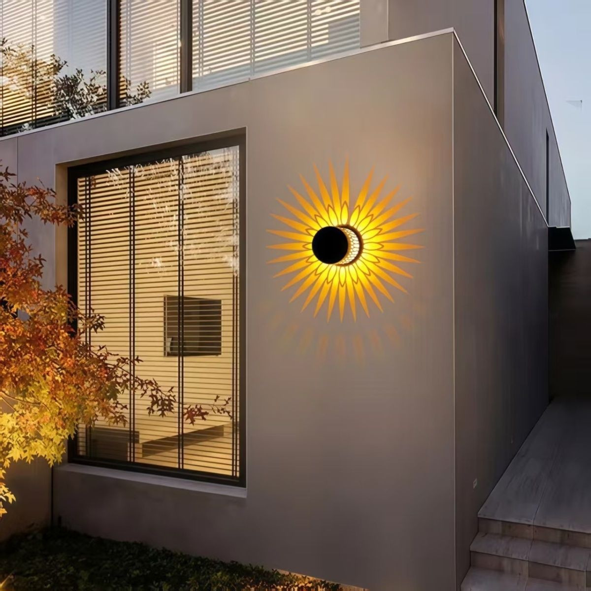 Outdoor Lighting Sensor - Solar Powered Sensor Garden Light Waterproof