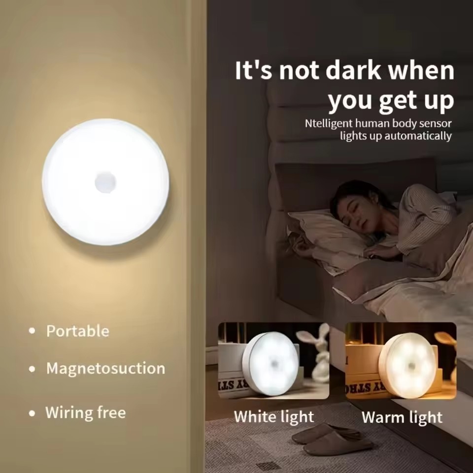 USB Rechargeable LED Night Lig - Outdoor Lighting Sensor 评论和价格
