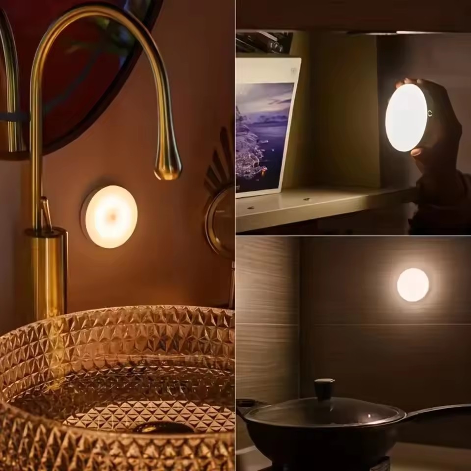 USB Rechargeable LED Night Lig - Outdoor Lighting Sensor 评论和价格