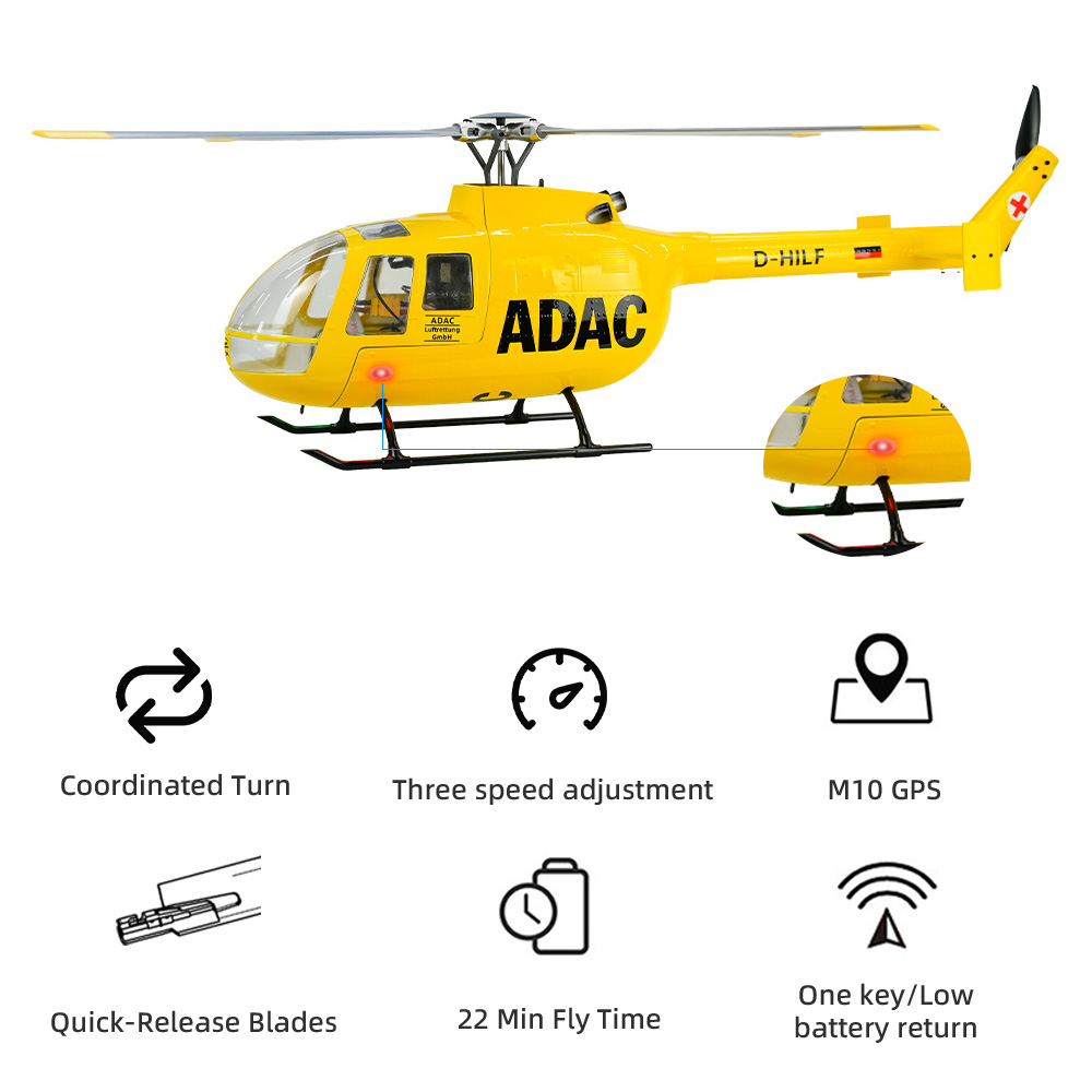 FLY WING BO105 Scale Helicopte - Outdoor Lighting Uk 评论和价格