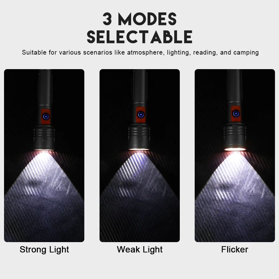 High Power LED Flashlight USB  - Outdoor Lighting Lowes 评论和价格