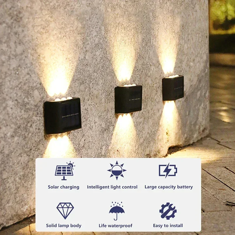 COB Solar Wall Lamp Outdoor Wa - Outdoor Lighting Wall 评论和价格