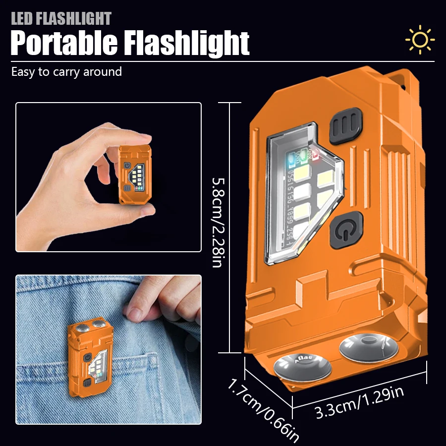 Mini Keychain EDC Flashlight R - Outdoor Lighting Beacon 评论和价格