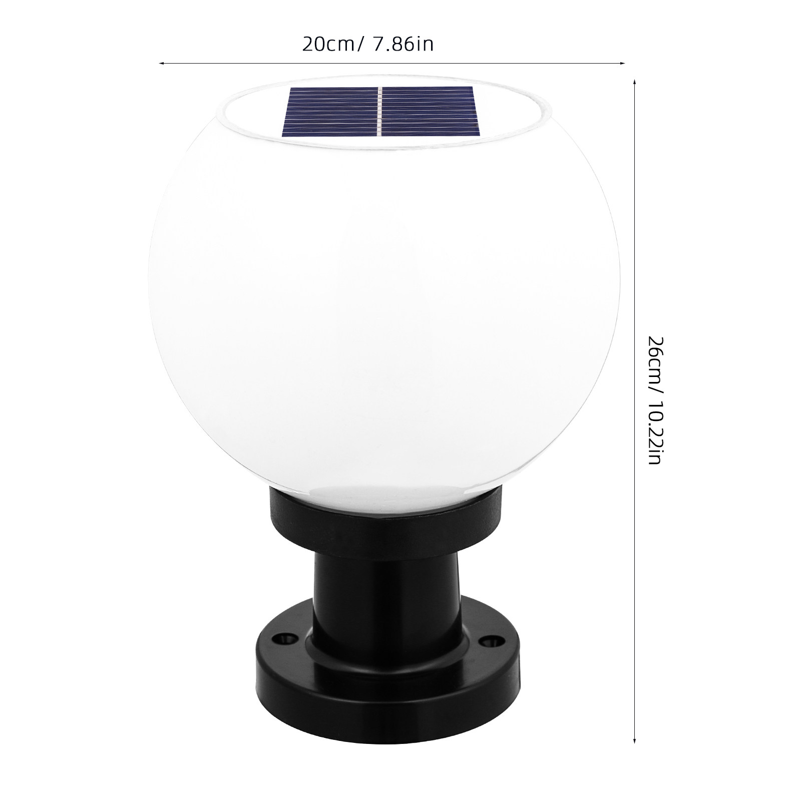 Round LED Solar Wall Pillar La - Outdoor Lighting Wall 评论和价格