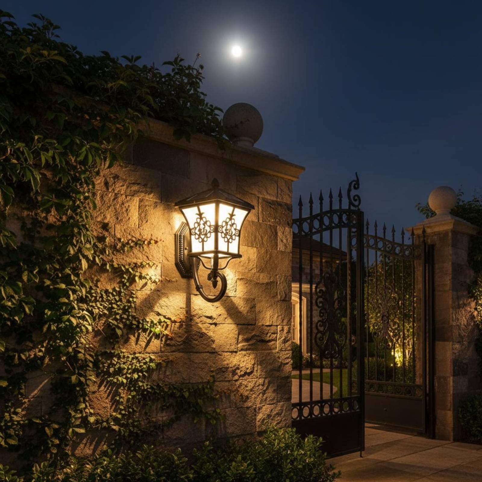 Solar Led Outdoor Wall Lamp El - Outdoor Lighting Wall 评论和价格