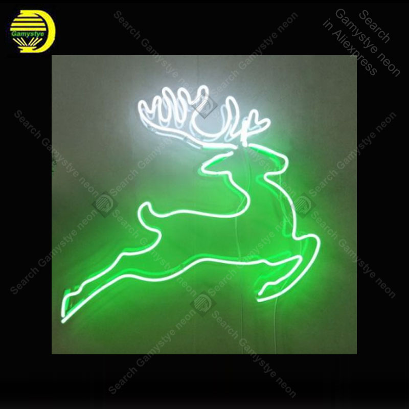 Neon Sign for Deer Running Sho - Outdoor Lighting Expressions 评论和价格