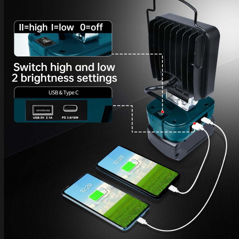 LED Work Light for BOSCH 18V B - Outdoor Lighting Electrician 评论和价格