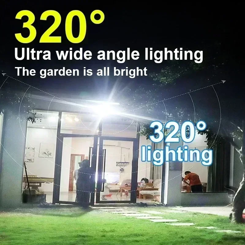 12000LM Powerful Solar Wall La - Outdoor Lighting Sensor 评论和价格