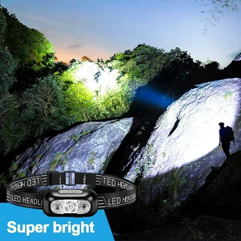 Strong Light Headlamp Mini Led - Outdoor Lighting Sensor 评论和价格