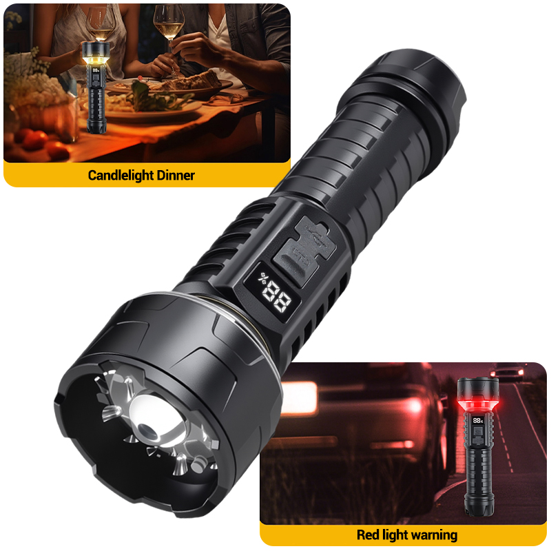 COB LED Flashlight Rechargeabl - Outdoor Lighting Beacon 评论和价格