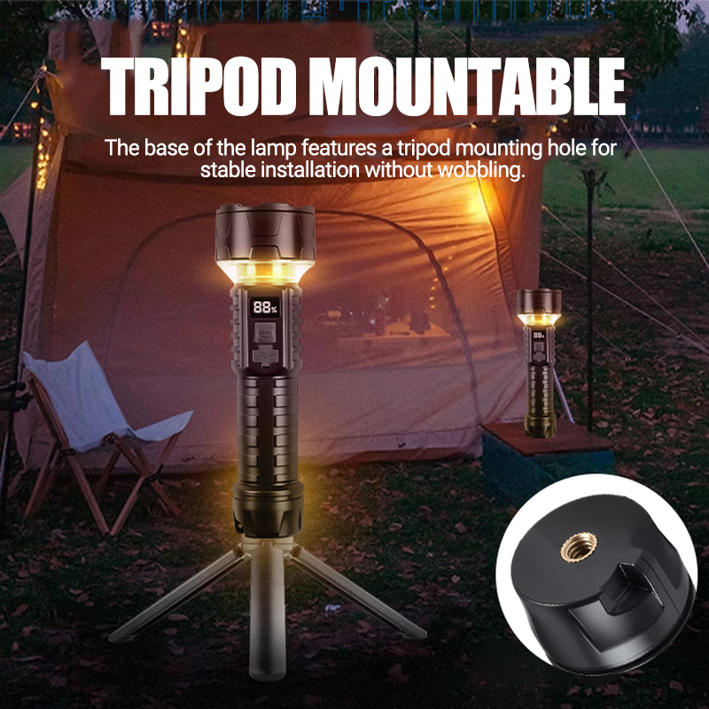 COB LED Flashlight Rechargeabl - Outdoor Lighting Beacon 评论和价格