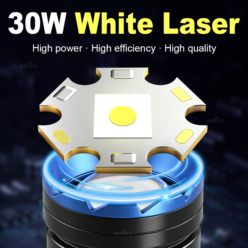 White Laser Camping Flashlight - Outdoor Lighting Beacon 评论和价格