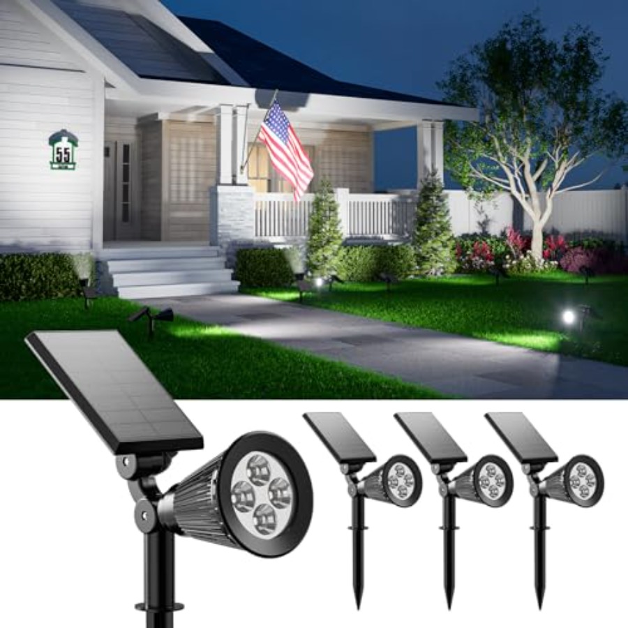 Solar Spotlights Outdoor Water - Outdoor Lighting Wall 评论和价格