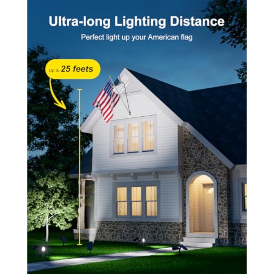 Solar Spotlights Outdoor Water - Outdoor Lighting Wall 评论和价格