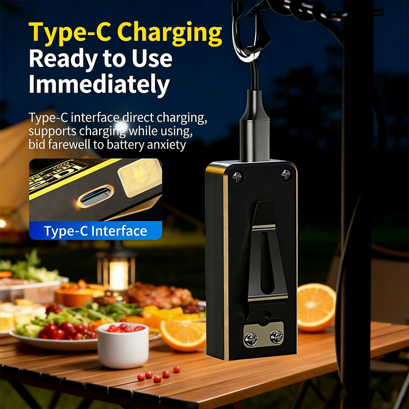 LED COB Mini Flashlight USB Re - Outdoor Lighting Beacon 评论和价格