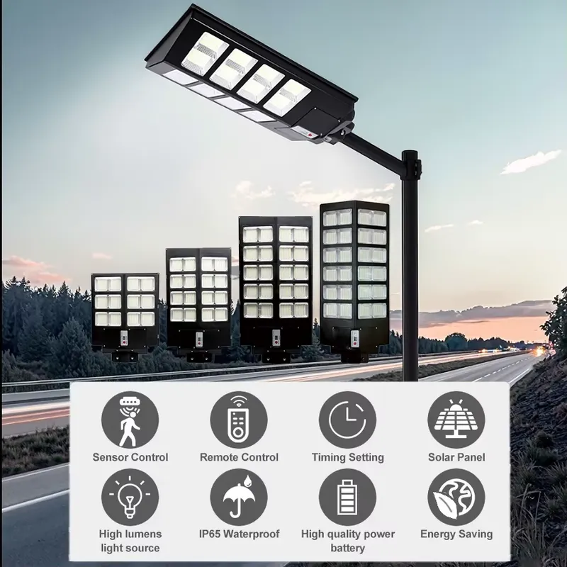 9W Solar LED Street Light Outd - Motion Sensor Outdoor 评论和价格
