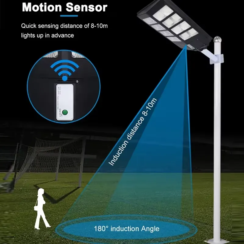 9W Solar LED Street Light Outd - Motion Sensor Outdoor 评论和价格