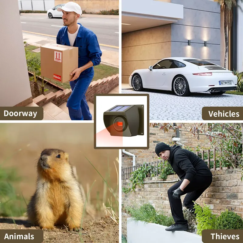 Outdoor Solar - Powered Wirele - Motion Sensor Outdoor 评论和价格