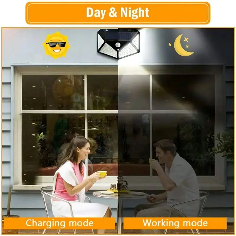 100LED Outdoor Solar Garden Li - Motion Sensor Outdoor 评论和价格