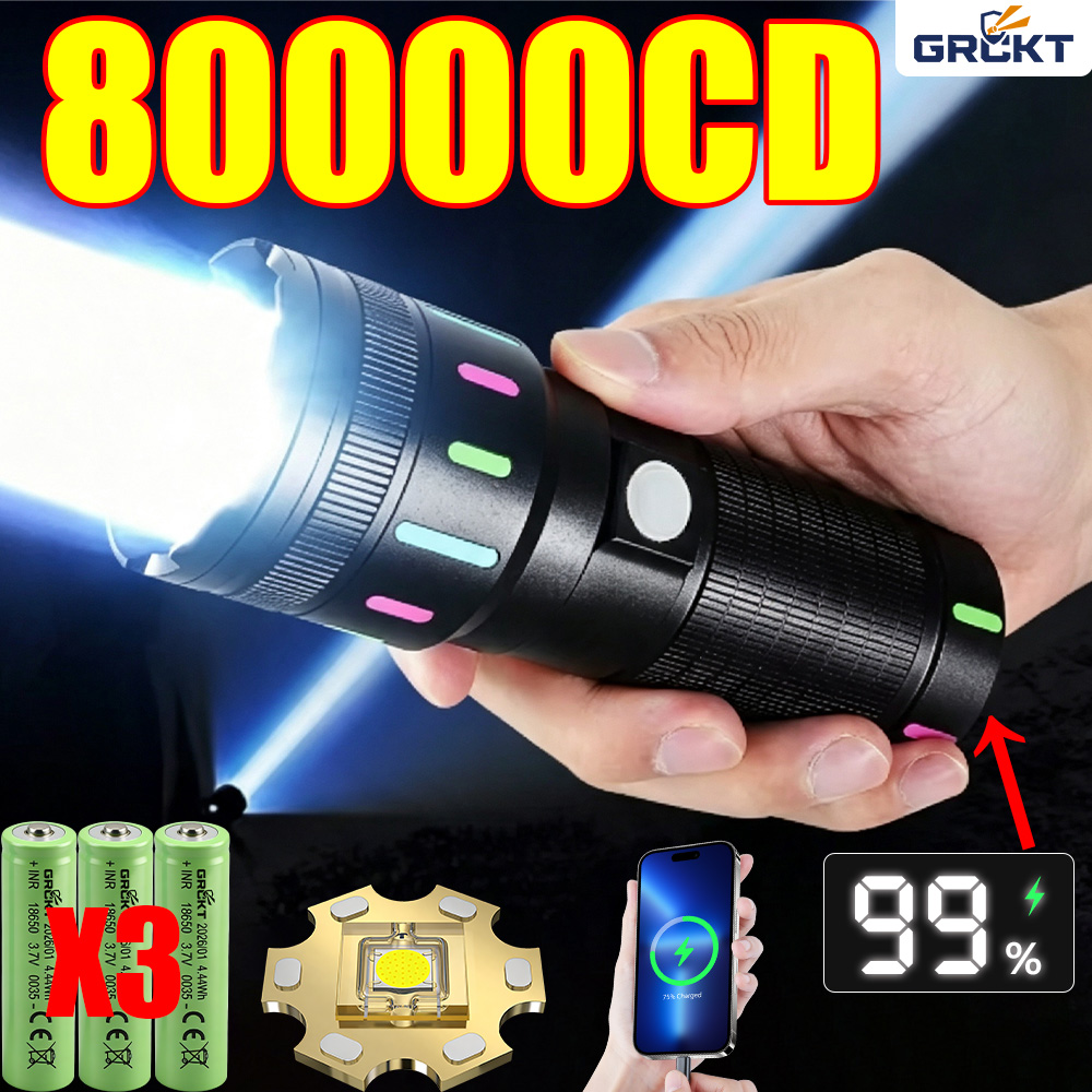 80000CD Most Powerful LED Flas - Outdoor Lighting Beacon 评论和价格