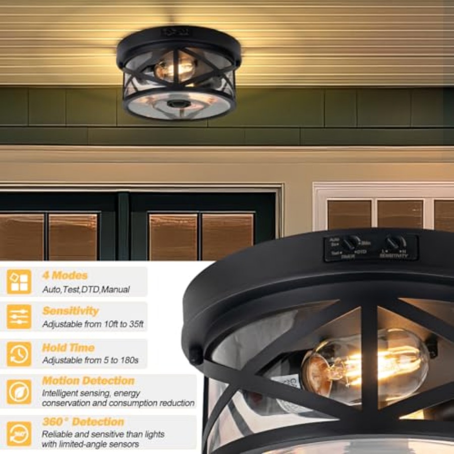 Motion Sensor Outdoor Ceiling  - Motion Sensor Outdoor 评论和价格