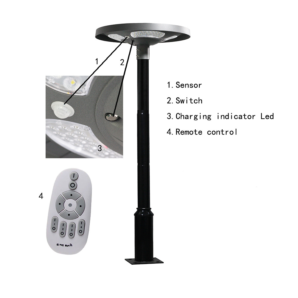 Waterproof IP65 UFO Solar LED  - Outdoor Lighting Sensor 评论和价格