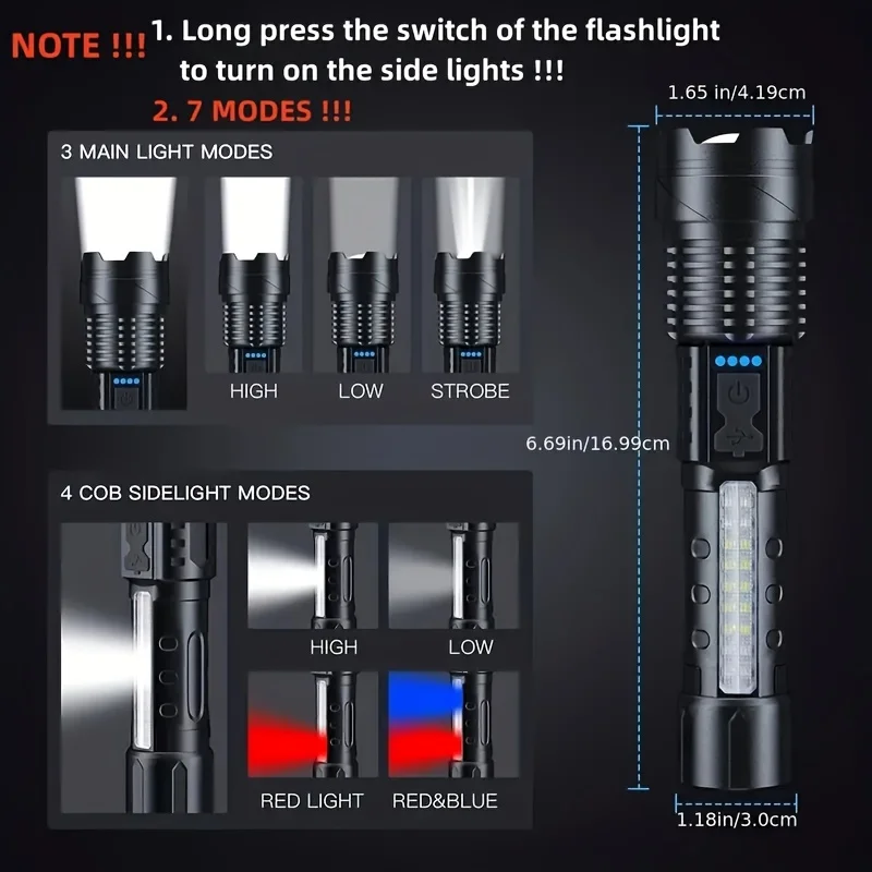 Powerful LED Flashlight Batter - Outdoor Lighting Lowes 评论和价格