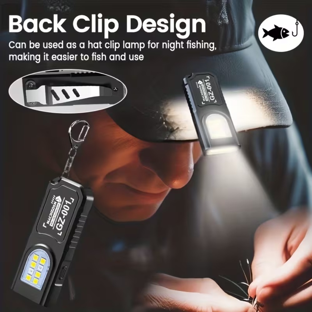 Mini COB LED Keychain Flashlig - Outdoor Lighting Beacon 评论和价格